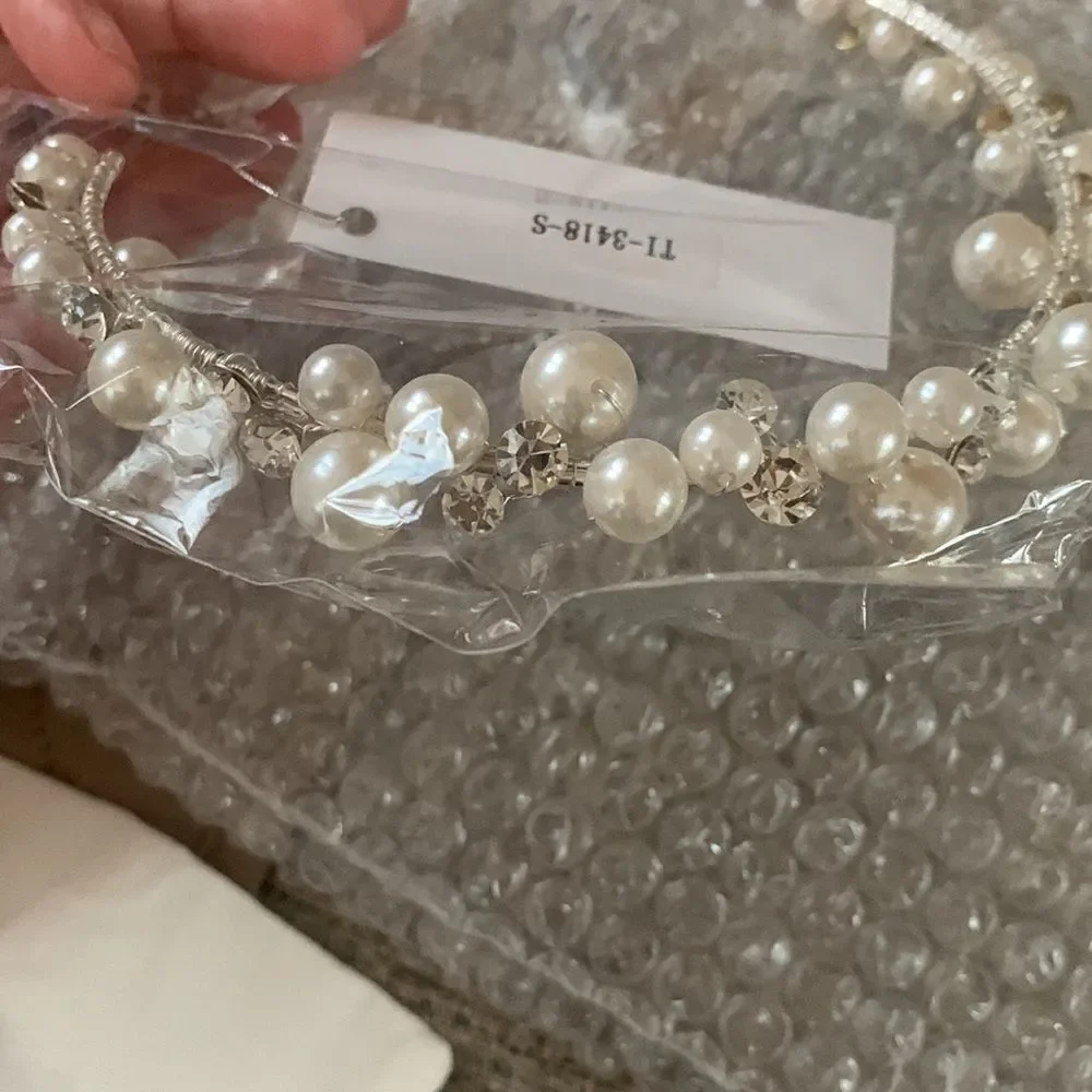 NWT Dareth Colburn Greta Pearl Headband